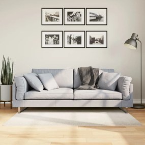 vidaXL Covor &quot;IZA&quot; aspect scandinav, cu fire scurte, crem, 80x150 cm