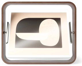 Ramă foto maro închis cu picior de susținere din lemn 26x31,5 cm Bellwood – Umbra