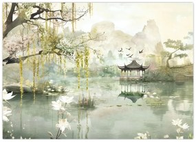 Tablou - Lac Chinezesc (70x50 cm)