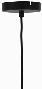 Lustră gri cu abajur din sticlă ø 21 cm Lekar – Light &amp; Living