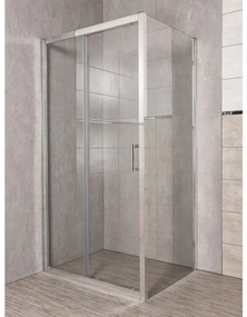 ZOOM 100x80TR cabină de duș dreptunghiulară fără tavă de duș