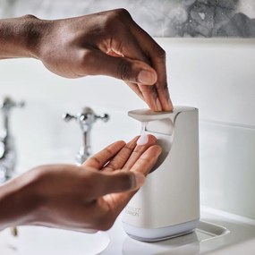Dozator de săpun lichid bej din plastic 350 ml Slim – Joseph Joseph
