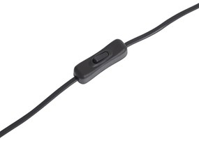 Lampă de masă modernă neagră - Thijmen