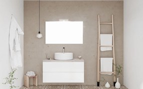 Set lemn masiv alb Mobilier Baie Carter Lucios