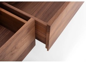 Comodă TV maro din lemn de nuc 220x45x45 cm Fawn – Gazzda