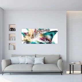 Tablou - Acuarelă mare (120x50 cm)