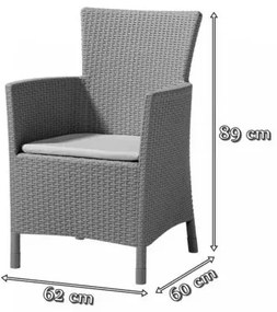 Set de mobilier de grădină Juowa cu 10 locuri