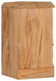 Servanta de colt, 60 x 45 x 60 cm, lemn masiv de tec