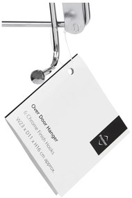 Cuier de ușă argintiu din metal 11 cm Chrome – Premier Housewares