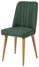 Scaun de sufragerie Stormi Green and Atlantic Pine
