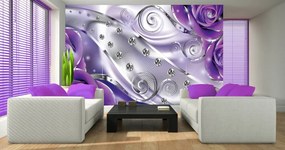 Fototapet - Abstracție  violetă (254x184 cm)