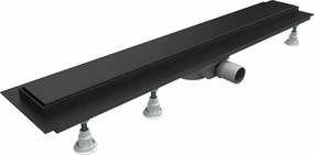 Set rigola pentru dus plus capac Omnires Lowfix negru