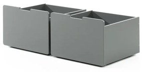 PINO SET DE 2 SERTARE PENTRU Pat copii MATRIMONIAL H85CM GRI