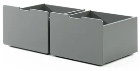 PINO SET DE 2 SERTARE PENTRU Pat copii MATRIMONIAL H85CM GRI