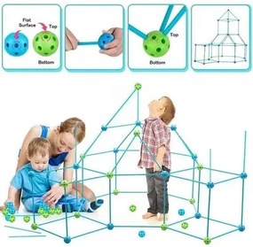 Trusă de construcție Funstruction - 51+36 buc