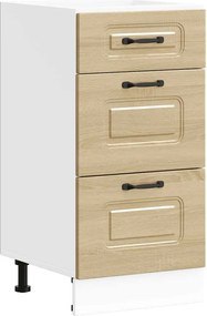 vidaXL Dulap de bază de bucătărie „Kalmar” din lemn de stejar Sonoma