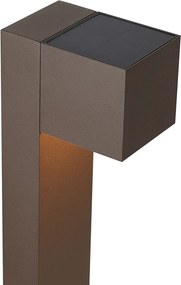 Lampă de exterior maro rugină 65cm Incl. LED IP64 cu lumină slabă și solară - Charlene