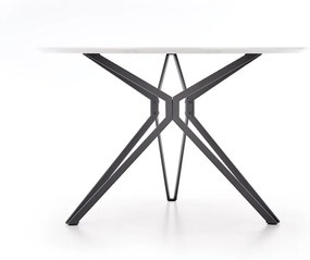 Masa metal + MDF Pixel alba - d 120 x h 76 cm