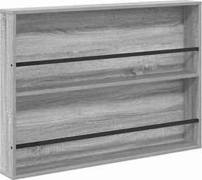vidaXL Raft pentru reviste Gri Sonoma 100 x 12 x 70 cm Lemn compozit