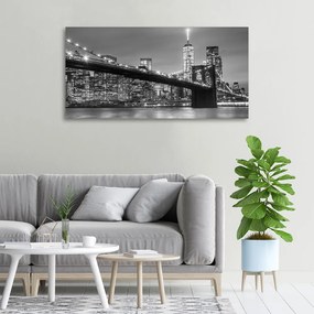 Tablou pe pânză canvas New york, pe timp de noapte