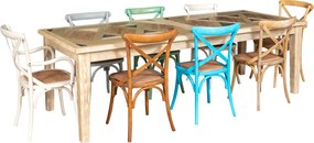 Scaun Thonet din lemn masiv si sezut din ratan