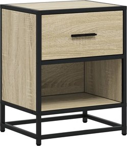 vidaXL Noptieră, stejar sonoma, 40x31x50 cm, lemn prelucrat