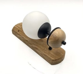 Aplică Brilagi COTTAGE 1xG9/40W/230V stejar/alb