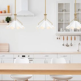 Lustră pe tijă Quoizel QZ-MEJIA-1P-S-AB MEJIA 1xE27/60W/230V d. 35,6 cm alamă