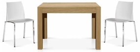MASA FABIO - FINISAJ STEJAR EXTENSIBILA 110 cm/ 80 cm