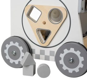 Banc de lucru din lemn pentru copii cu unelte - jucărie educativă 3în1