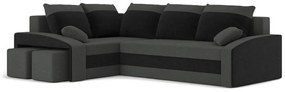 Supermobel Colțar extensibil TABIT 3,230x75x205, haiti 14/haiti 0, dreapta