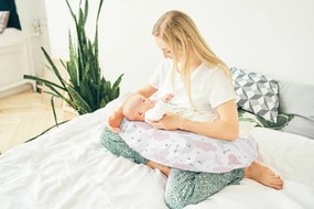 Perna pentru alaptat, closetome, over the moon pink