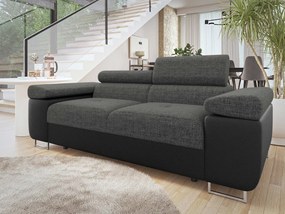 Canapea Terazuro 2 (Gri închis + Negru) . 1104598