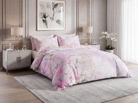 Lenjerie de pat din satin de bumbac HELENA roz Dimensiune lenjerie de pat: 2 ks 60 x 70 cm | 240 x 200 cm