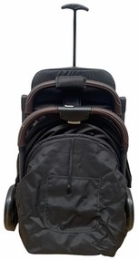 Carucior sport cu pliere compacta tip troller, 6-36 luni, Negru - CPC-23-negru