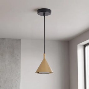 Brilagi - Lampă suspendată pe cablu CONE SINGLE 1xGX53/15W/230V aurie