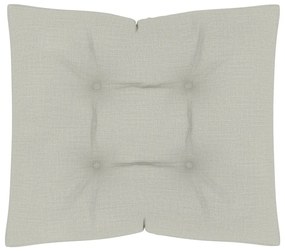 vidaXL Pernă de canapea din paleți, bej, 60 x 61 x 10 cm