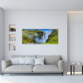 Tablou - Cascada Seljalandsfoss (120x50 cm)