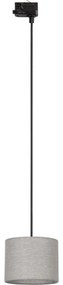 Lustră pe cablu pentru sistem de șină trifazic TRACER 1xE27/15W/230V d. 20 cm negru/gri