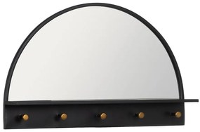 Oglindă de perete cu cuier 69x43 cm – Ixia