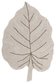 Covor pentru copii bej lavabil/țesut manual din bumbac 120x180 cm Monstera Natural – Lorena Canals