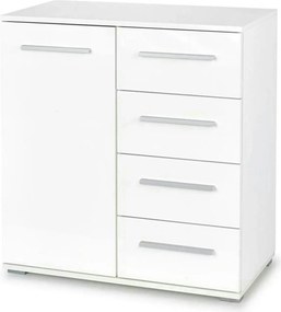 Comoda LIMA KM2, alb, PAL, 77x40x82 cm