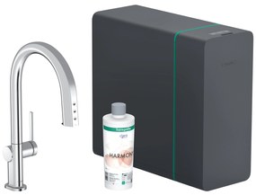 Hansgrohe Aqittura M91 baterie de bucatarie cu filtru pe picior crom 76836000