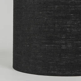 Abajur din material textil negru 20/20/15