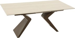Masă extensibilă ceramică Miro CORTEN, 180 cm/90 cm