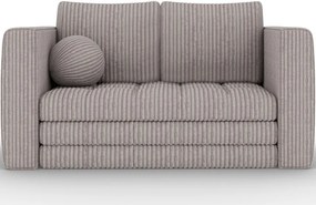 Canapea Kastol , light gri velour extensibil, 137x71x74 cm – Modullo 04