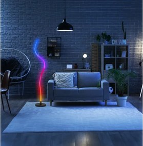 Grundig - Lampă de podea LED RGB dimabilă LED/5W/5V + telecomandă
