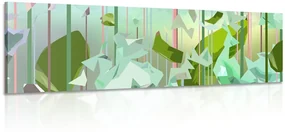 Tablou frunze abstracte din paradis