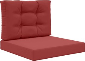 vidaXL Perna pentru canapea de exterior 2 pcs bordo Poliester