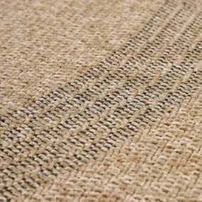 Covor de exterior negru/bej rotund ø 80 cm Comilla – Ayyildiz Carpets